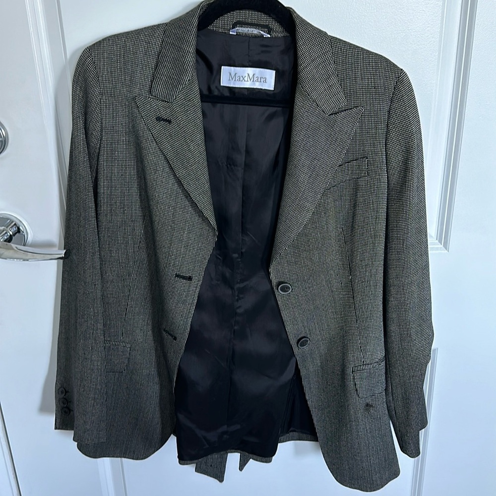 MaxMara Gray Blazer